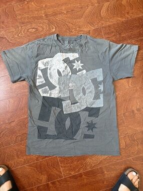 DC Gray Block Logo Graphic Tee